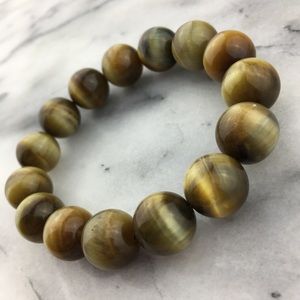 Genuine Tigers Eye Stretch Bracelet